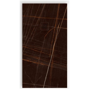 Tapa para mueble de baño Marmol SHADOW según plano para lavabo cliente  120x46