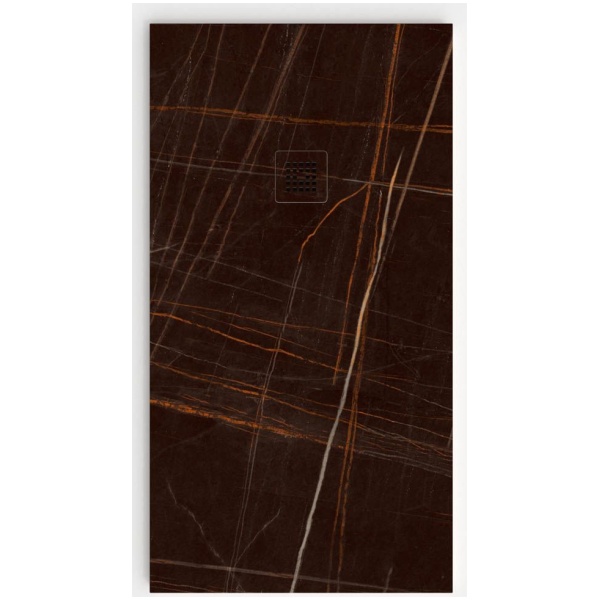 Tapa para mueble de baño Marmol SHADOW según plano para lavabo cliente  120x46