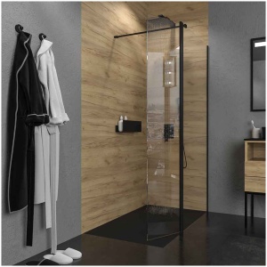 Abatible 200 cm x  25 cm NEGRO MATE