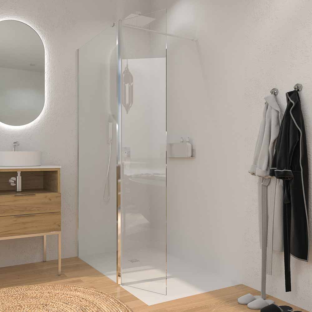 Abatible 40 cm ZEN para fijo  CROMO BRILLO