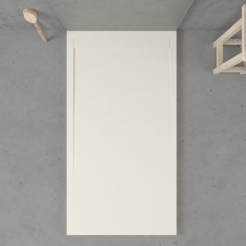 Plato de ducha URBANSTONE  141,5 cm x  80 cm RAL 6019  Pastel Green
