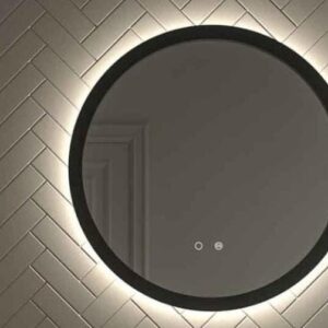 Mueble de baño ADAM suspendido 2 cajones 60 cm BLANCO tirador negro - Tapa y lavabo  OSIRIS NEGRO - Grifo ARMY negro caño alto  -   ( pago 50% )