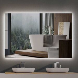 Espejo de baño BRANDY  140 cm x 70 cm BILED ( luz fria- luz neutra ) -  touch on/off