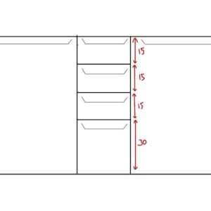 Mueble de baño 140 cm 4 cajones / 2 puertas NEGRO MATE tirador / patas COBRE MATE   toallero derecha- Encimera SOLID SURFACE 140 cm 2 lavabos agujero griferia BLANCO - Espejo camerino 120 cm 3 puertas NEGRO con aplique negro