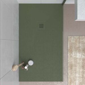 Plato de ducha CLOE 80 cm x 130 cm RAL 6013