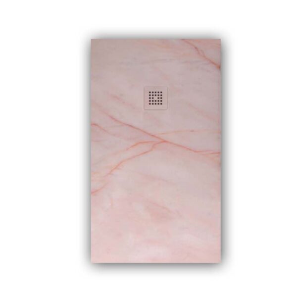 Plato de ducha STONE 3D  rosa portugues  70 cm x 120 cm  - Panel ducha STONE 3D 70 cm x 60 cm rosa portugues - Panel ducha STONE 3D 120 cm x 60 cm rosa portugues