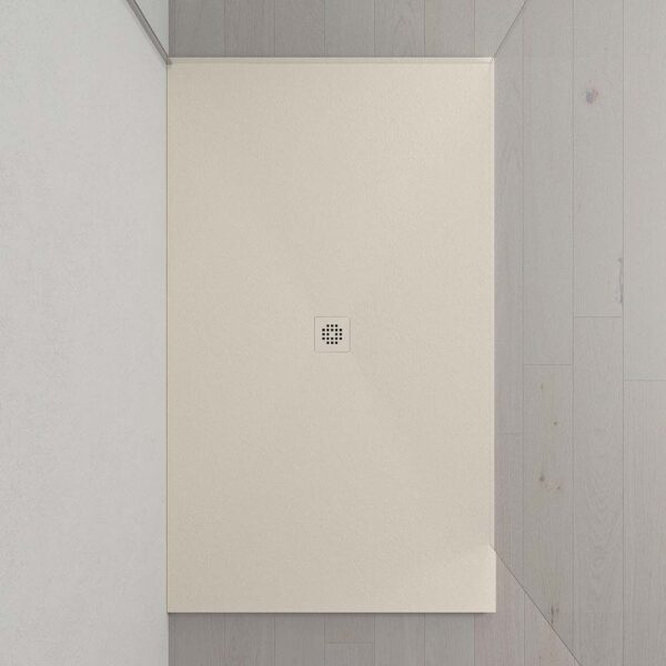 Plato de ducha XXL  240 cm x 90 cm Blanco roto Ral 9001