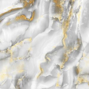 Plato de ducha STONE 3D acabado mármol oro 115 cm x 85 cm - Panel 195 cm 115 cm mármol oro - Panel 195 cm x 84,5 cm mármol oro - Mampara de ducha FLARE rectangular 2 fijos - 2 puertas  115 cm x 85 cm ORO BRILLO