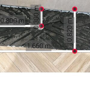 Plato de ducha ONE  166 cm x 82 cm valvula según plano  NEGRO