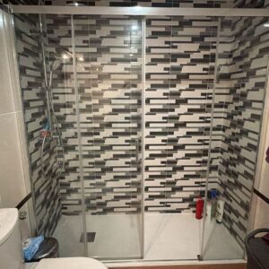 Puerta Mampara de ducha FLARE  180 cm 2 fijos - 2 puertas