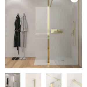 Abatible de 30 cm ORO MATE para acoplar a fijo instalado