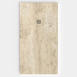 Plato de ducha STONE 3D 92 cm x 132 cm travertino - Plato de ducha STONE 3D 72 cm x 120 cm travertino