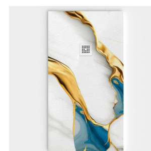 Plato de ducha PLASTER   stone3D 120 cm x  80 cm  marmol ELVARA