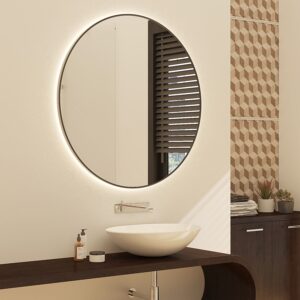 Genexia Bosco de 70cm color RAL 7036 gris platino con luz ambiental